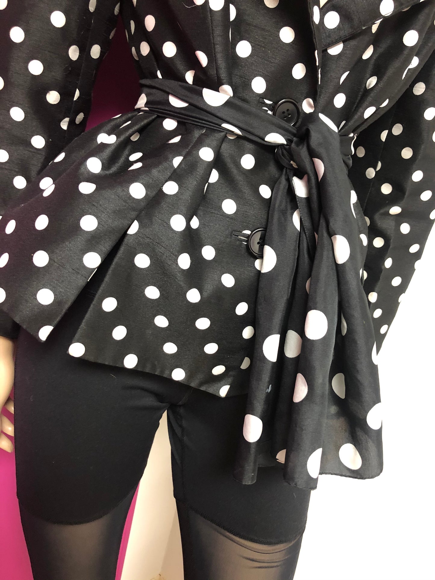 Vintage Must Love Polka Dots Blazer Size L