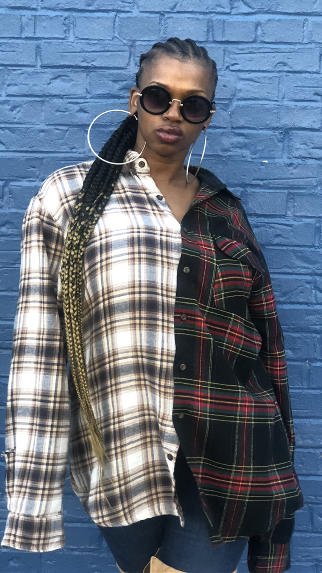 SAVE FASHION Oversized Flannel