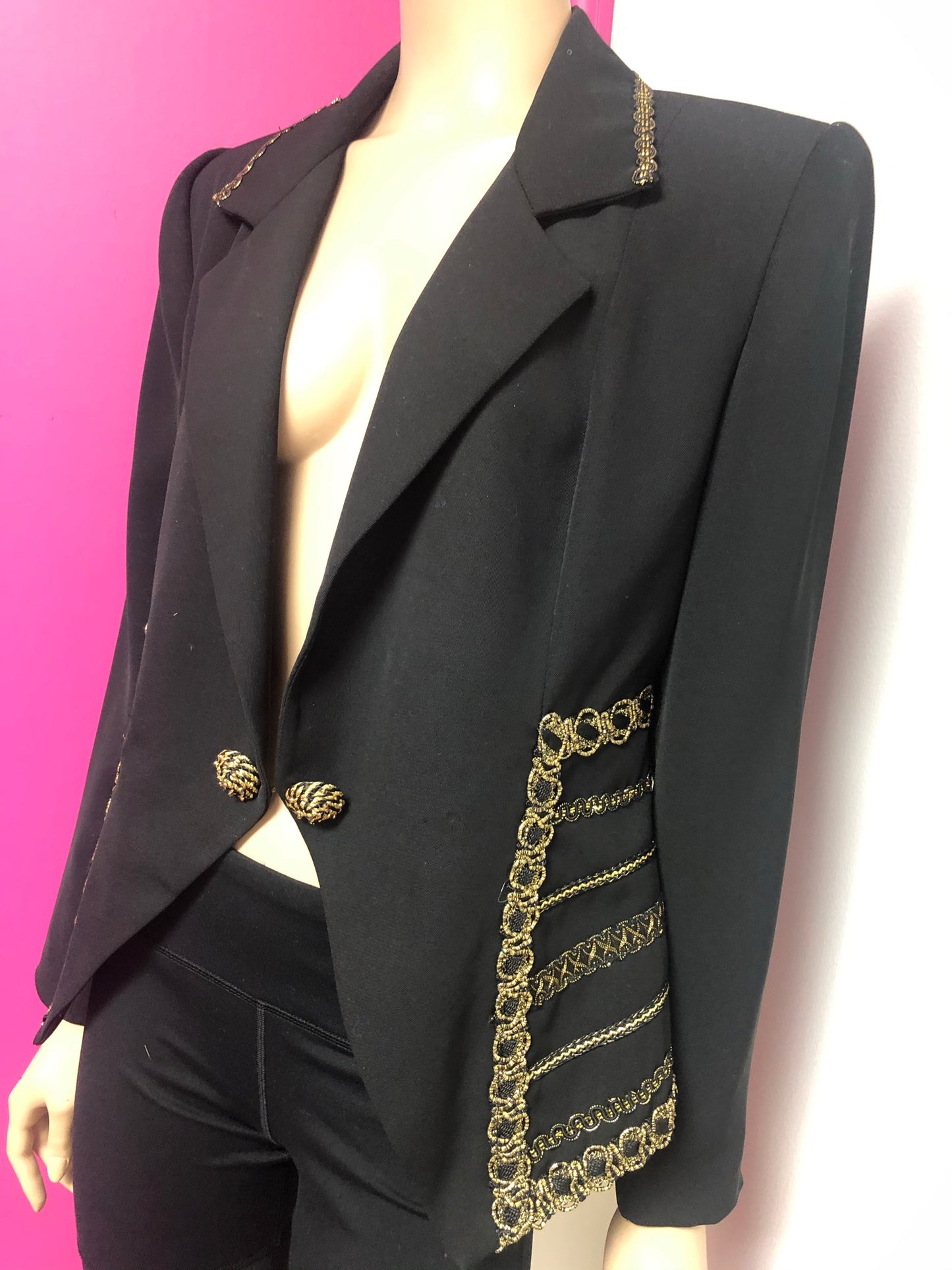Vintage Pretty Embellished Blazer Size L