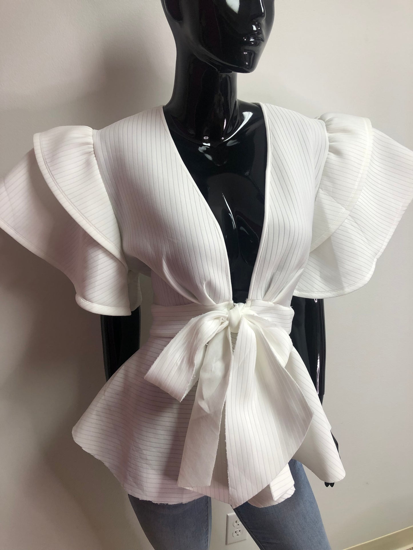 Vintage Winnie Ruffle Blouse Size 1X
