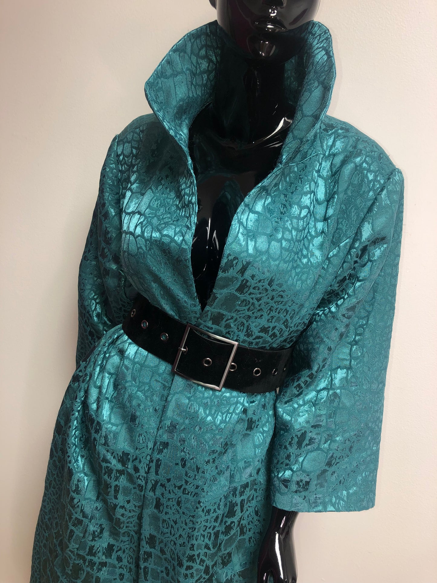 Vintage Teal Taylor Duster Size Free up to XL