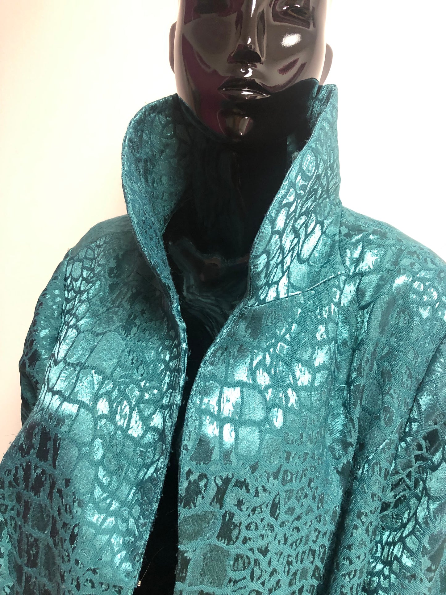 Vintage Teal Taylor Duster Size Free up to XL
