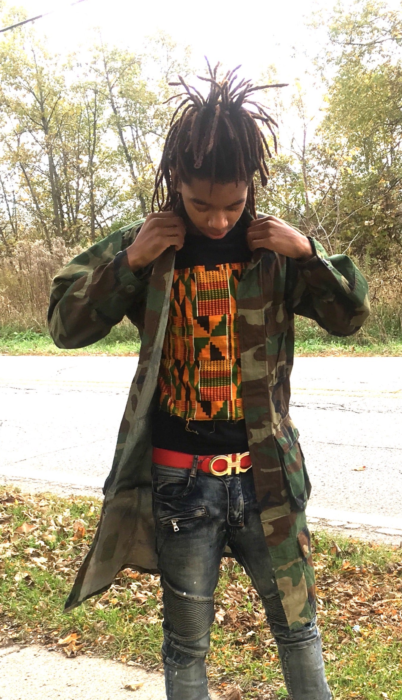 1/4 Length Custom Camo Jacket